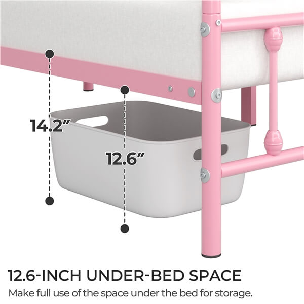 Yaheetech Twin Size Platform Bed - Image 5