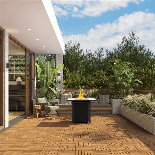 Yaheetech 10PCS Acacia Wood Interlocking Flooring Tiles - Image 18