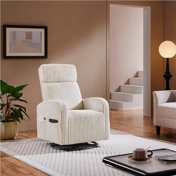 Yaheetech 360?? Swivel Glider Chair for Nursery - Image 9