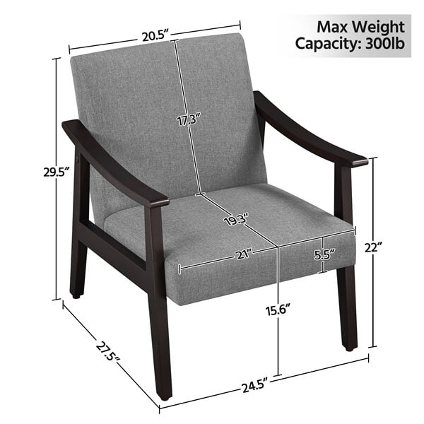 Yaheetech Accent Chair - Image 3
