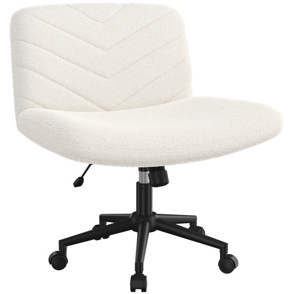 Yaheetech Wide Criss Cross Chair with Wheels - Image 2