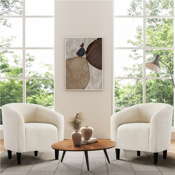 Yaheetech Barrel Chairs
