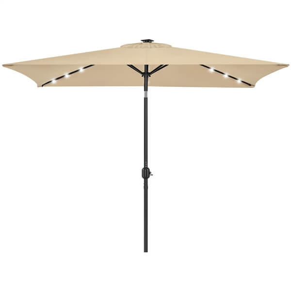 Yaheetech 6.5x10FT Rectangular Patio Umbrella - Image 2