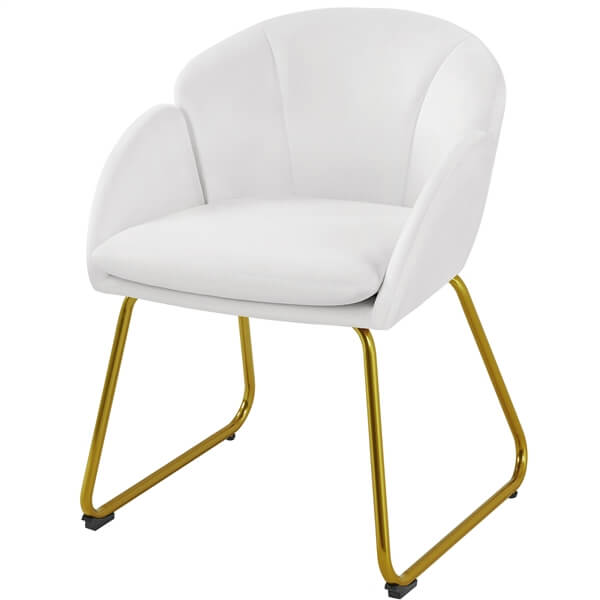 Yaheetech Flower Shape Velvet Armchair - Image 8