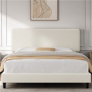 Yaheetech Bed Frames with Adjustable Headboard