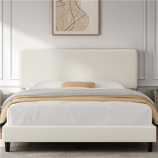 Yaheetech Bed Frames with Adjustable Headboard