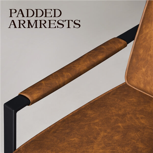 Yaheetech Set of 2 PU Leather Armchairs - Image 12