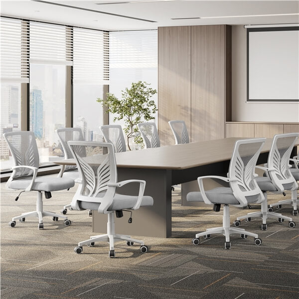 Yaheetech Mesh Office Chair Swivel Rolling - Image 11