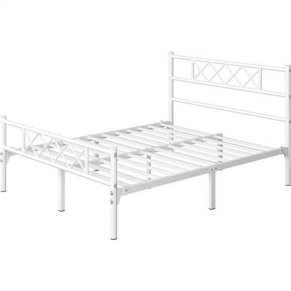 Yaheetech Simple Metal Platform Bed Frame Mattress Foundation - Image 2