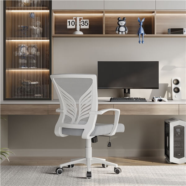 Yaheetech Mesh Office Chair Swivel Rolling - Image 9
