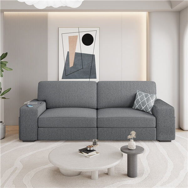 Yaheetech 83.5?? W Modern Sofa Couch - Image 7