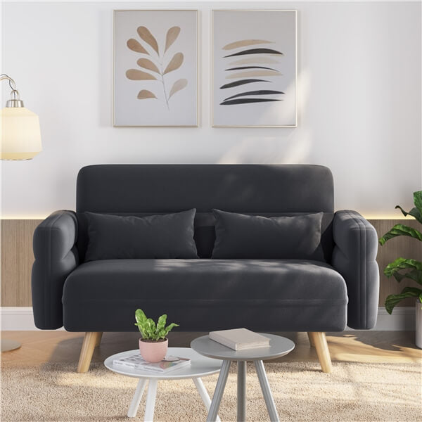 Yaheetech 46 Small Modern Fabric Sofa - Image 11