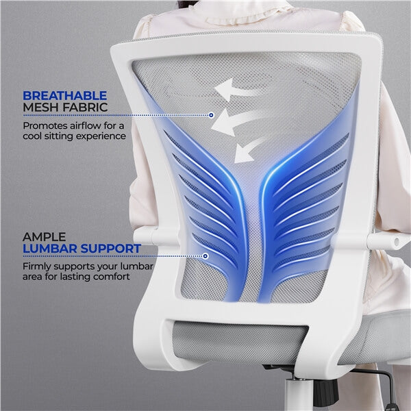 Yaheetech Mesh Office Chair Swivel Rolling - Image 6