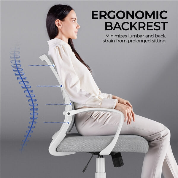 Yaheetech Mesh Office Chair Swivel Rolling - Image 7