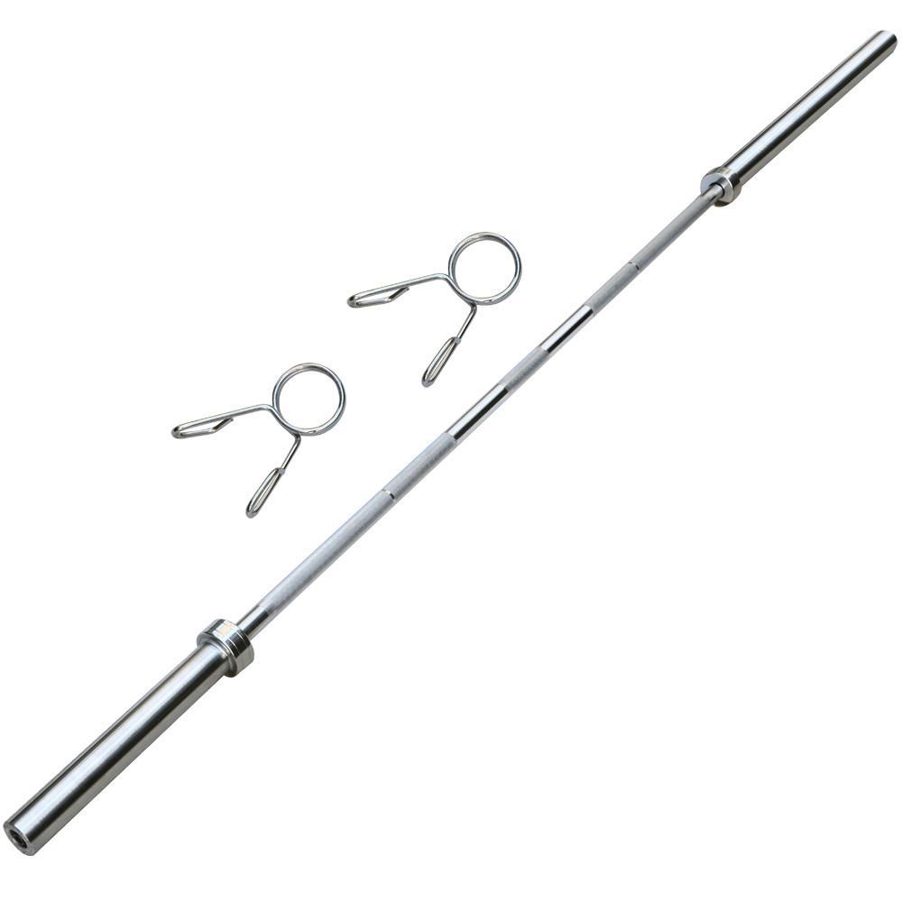 Yaheetech Chrome Olympic Barbell 7FT/86