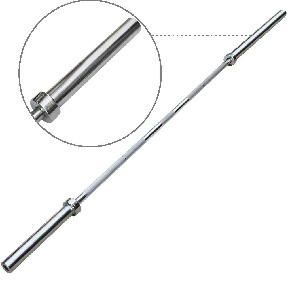 Yaheetech Chrome Olympic Barbell 7FT/86 - Image 3