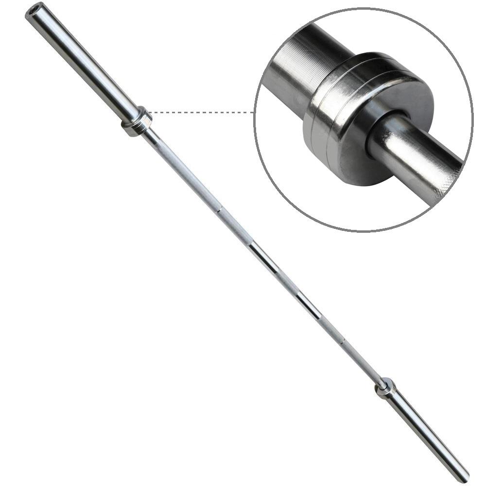 Yaheetech Chrome Olympic Barbell 7FT/86 - Image 4