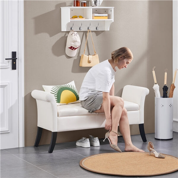 Yaheetech 52in Ottoman Bench Folding Storage Ottoman Bench