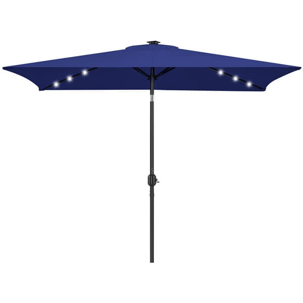 Yaheetech 6.5x10FT Rectangular Patio Umbrella - Image 3