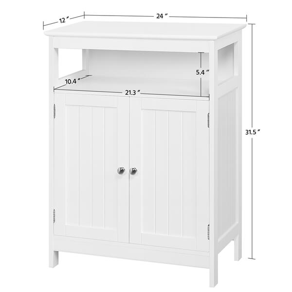 Yaheetech Bathroom Floor Storage Cabinet - Image 3