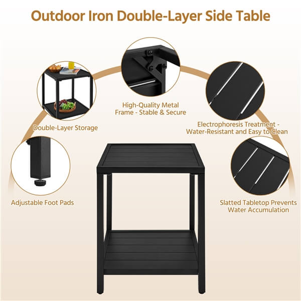 Yaheetech Outdoor Side Table - Image 5