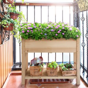 Yaheetech Wooden Planting Bed
