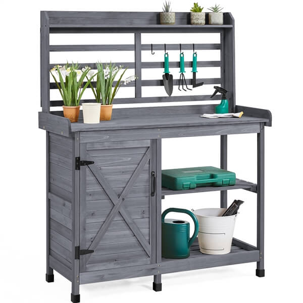 Yaheetech Large Horticulture Work Table Workstation - Image 2
