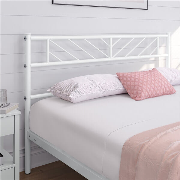 Yaheetech Minimalist Metal Platform Bed with Arrow Design - Image 8