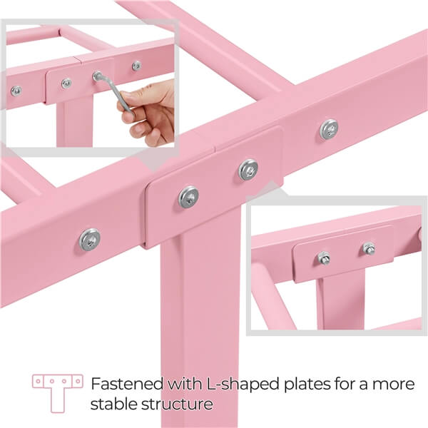 Yaheetech Twin Size Platform Bed - Image 7