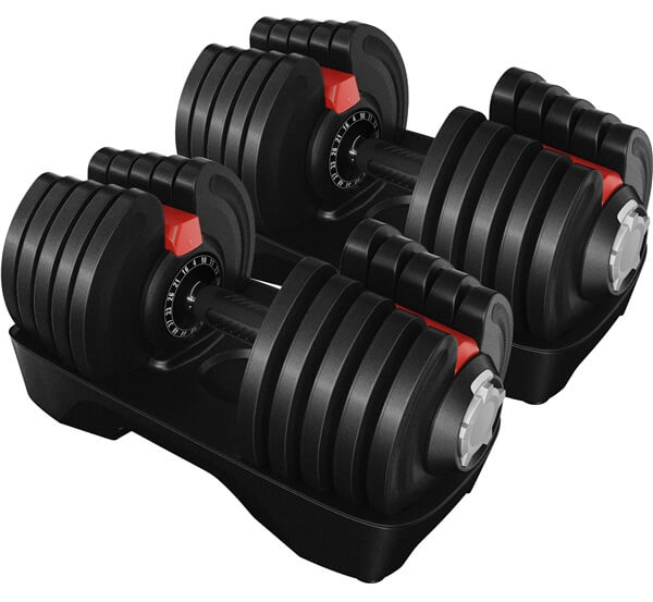 Yaheetech 4-90LBS Quick-adjust Dumbbell Set - Image 2