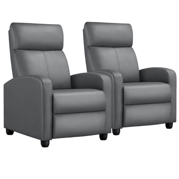 Yaheetech PU Leather Reclining Chair Set of 2 - Image 5