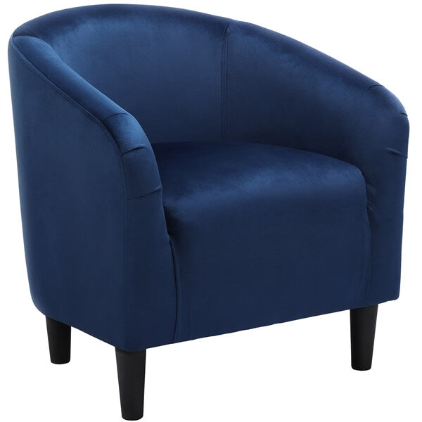 Yaheetech Velvet Club Chair - Image 2