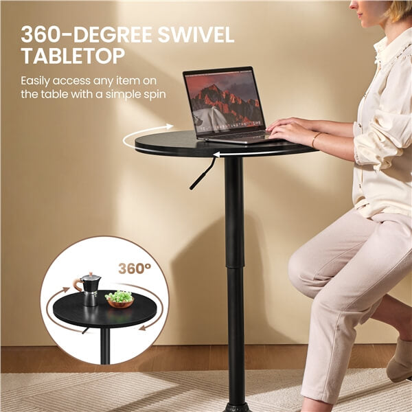 Yaheetech Round Bar Table - Image 7