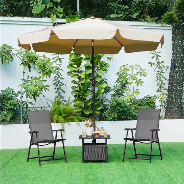 Yaheetech Patio Dining Chairs Set of 4 with Armrests - Image 16