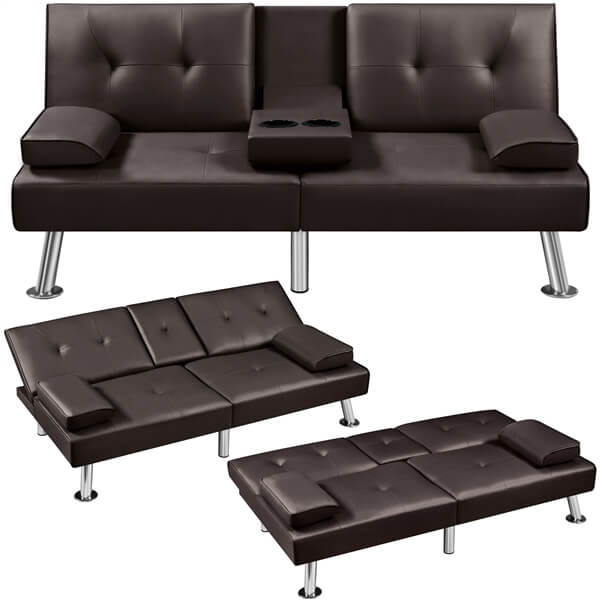Yaheetech Convertible Sofa Bed - Image 6