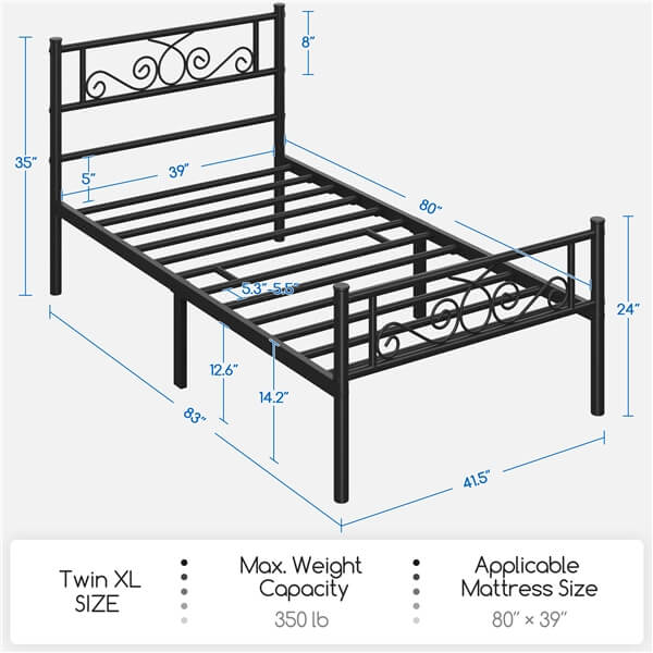 Yaheetech Metal Bed Frame - Image 5