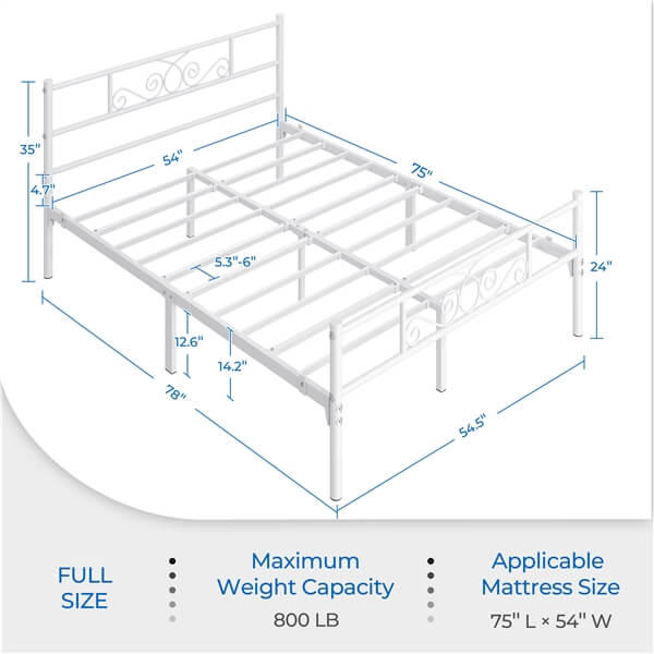Yaheetech Metal Bed Frame - Image 7