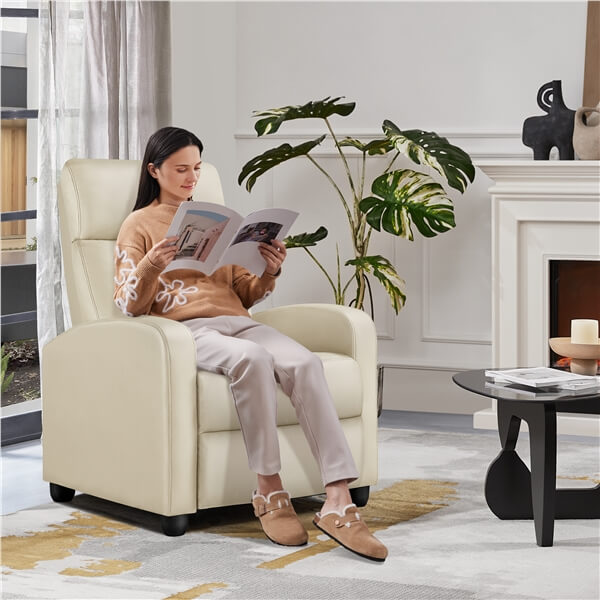 Yaheetech PU Leather Reclining Chair Set of 2 - Image 13