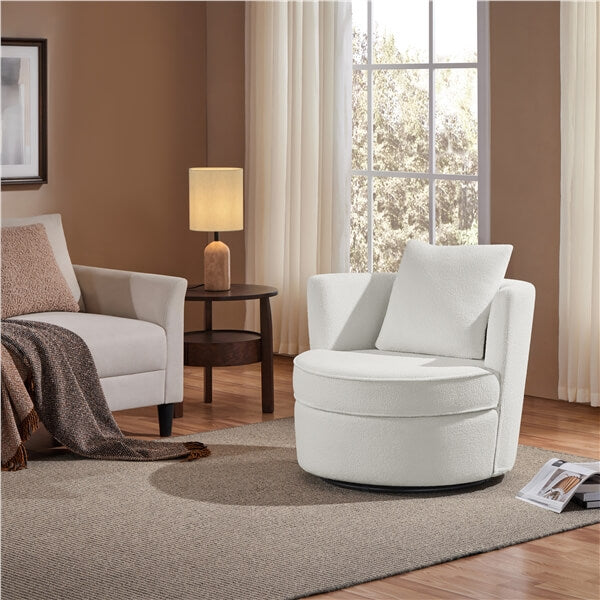 Yaheetech Swivel Accent Chair - Image 8