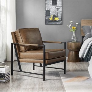 Yaheetech Retro Leisure Accent Chair
