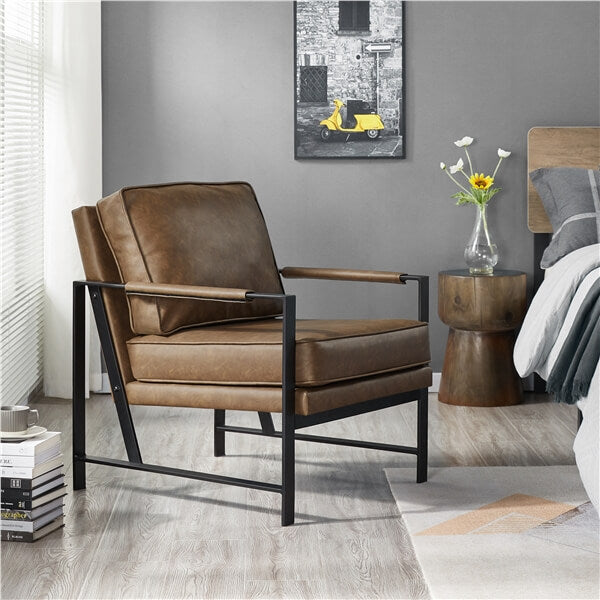 Yaheetech Retro Leisure Accent Chair