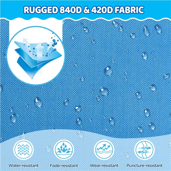 Yaheetech 9-in-1 Extra Long Water Slide Combo - Image 7
