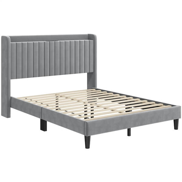 Yaheetech Bed Frame with USB Charging Station and Storage - Image 10
