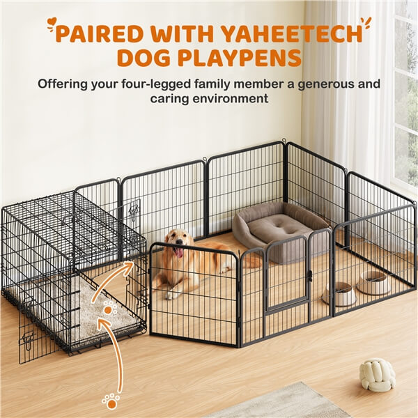 Yaheetech Double Door Dog Crate - Image 16