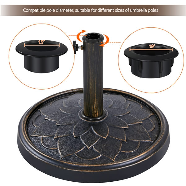 Yaheetech 18'' Patio Umbrella Base - Image 6