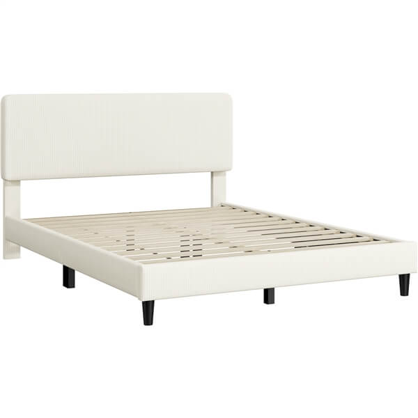 Yaheetech Bed Frames with Adjustable Headboard - Image 2