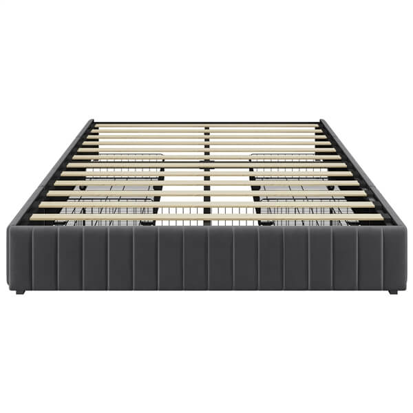 Yaheetech Upholstered Bed with Underbed 3 Storage Drawers - Image 6