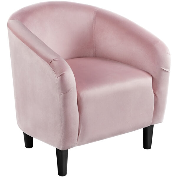Yaheetech Velvet Club Chair - Image 6