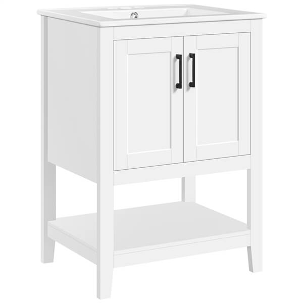 Yaheetech 24 Modern Bathroom Vanity with Sink - Image 2