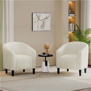 Yaheetech Furry Accent Chairs